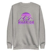 Load image into Gallery viewer, PURPLE SUNRISE WARR;OR Women’s Sweatshirts Sweatshirt Carbon Grey S