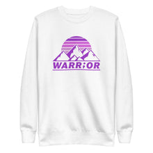 Load image into Gallery viewer, PURPLE SUNRISE WARR;OR Women’s Sweatshirts Sweatshirt White S