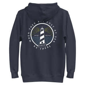 BE THERE Unisex Hoodie Navy Blazer S 