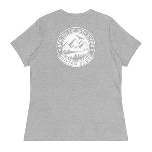 HEALING THOUGH HIKING-HIKING CLUB Women’s T-Shirts Women’s Relaxed T-Shirt 
