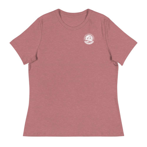 HEALING THOUGH HIKING-HIKING CLUB Women’s T-Shirts Women’s Relaxed T-Shirt Heather Mauve S 