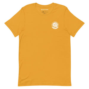HEALING THROUGH HIKING-HIKING CLUB Men’s T-Shirts Short Sleeve T-Shirt Mustard XS 
