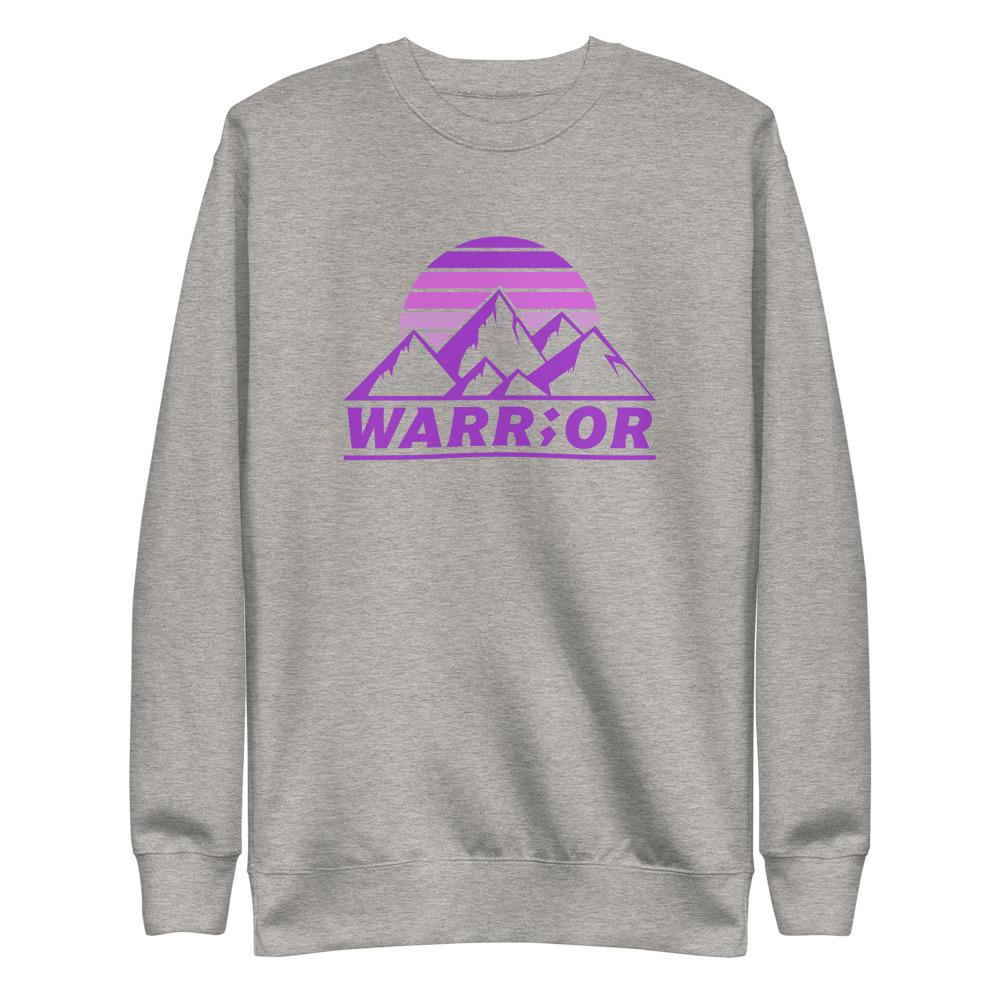 PURPLE SUNRISE WARR;OR Women’s Sweatshirts Sweatshirt Carbon Grey S 