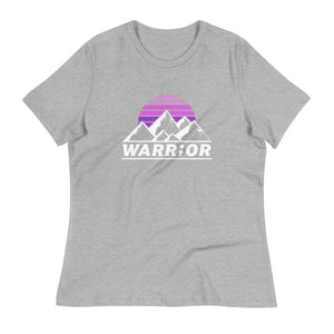 PURPLE SUNRISE WARR;OR Women’s T-Shirts Women’s Relaxed T-Shirt Athletic Heather S 