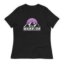 Load image into Gallery viewer, PURPLE SUNRISE WARR;OR Women’s T-Shirts Women’s Relaxed T-Shirt Black S 
