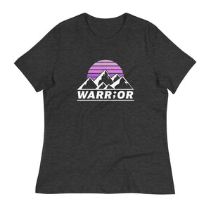 PURPLE SUNRISE WARR;OR Women’s T-Shirts Women’s Relaxed T-Shirt Dark Grey Heather S 