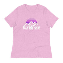 Load image into Gallery viewer, PURPLE SUNRISE WARR;OR Women’s T-Shirts Women’s Relaxed T-Shirt Heather Prism Lilac S 
