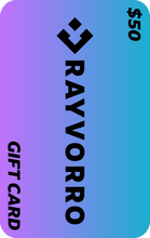 Load image into Gallery viewer, RAYVORRO GIFT CARD Gift Cards Rayvorro $50.00 
